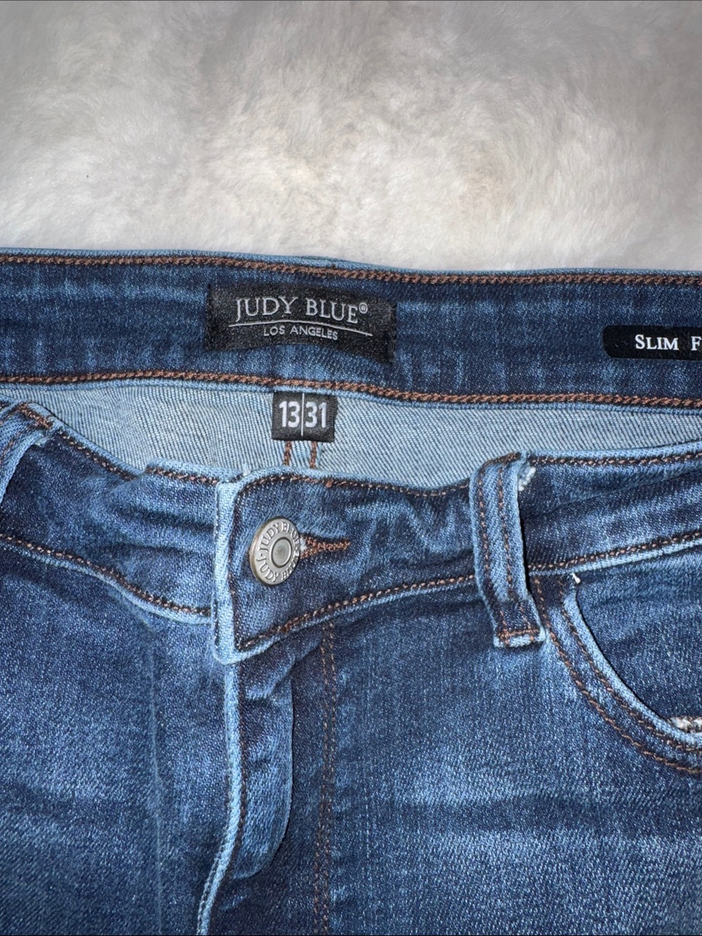 Judy Blue Medium Dark Blue Skinny Jeans - Picture 2 of 7